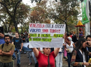 Protesta frente al Ministerio Público el pasado 4 de marzo.Foto de Masaya Llavaneras Blanco.